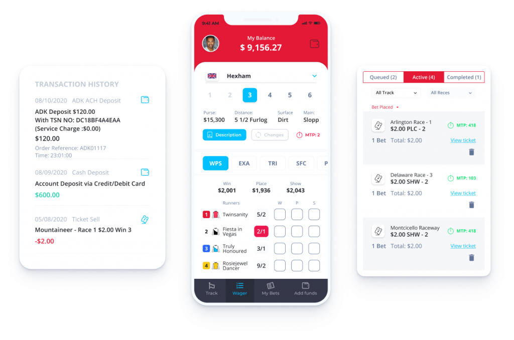 sportech online betting development case study mobile screens