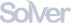 solver logo gray