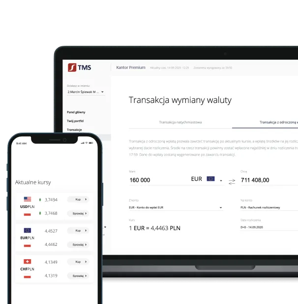 tms virtual currency exchange office card mobile