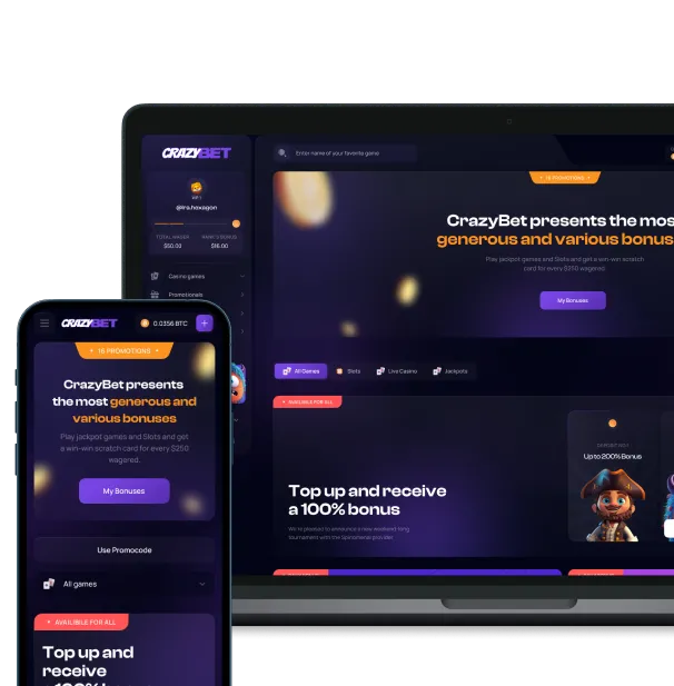 CrazyBet case study card