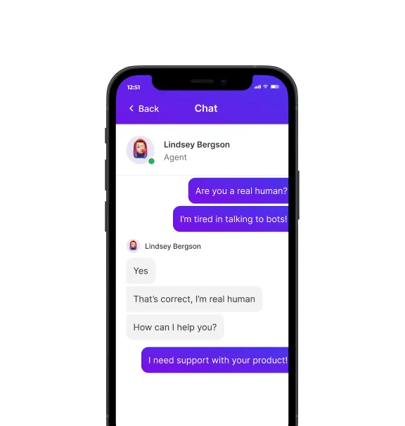 zowie mobile chatbot card